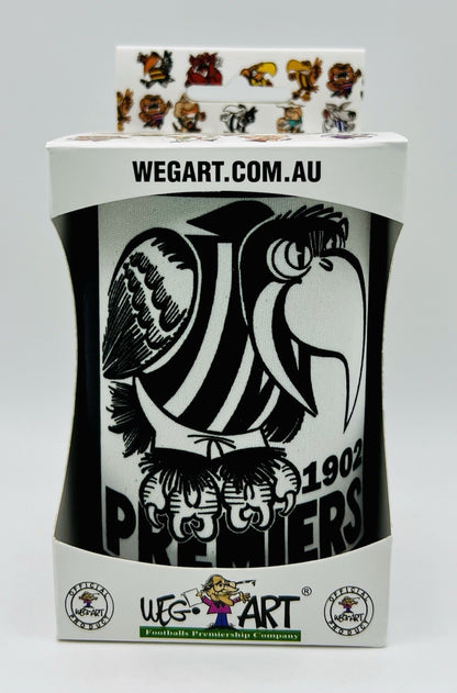 WegArt WEG Premiers Stubby Holder Can Cooler - Collingwood Magpies 1902