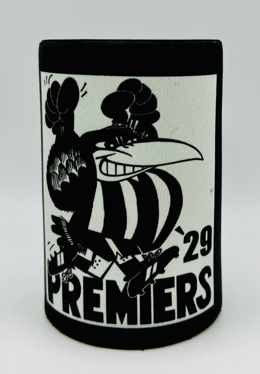 WegArt WEG Premiers Stubby Holder Can Cooler - Collingwood Magpies 1929