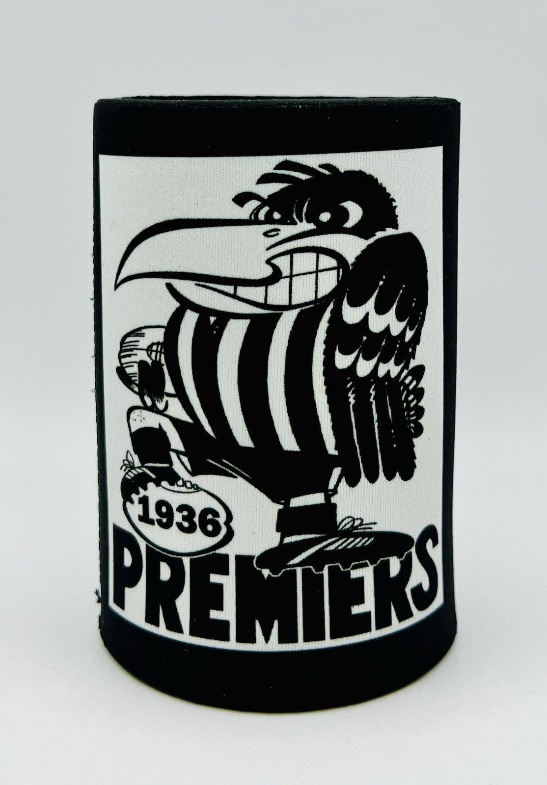 WegArt WEG Premiers Stubby Holder Can Cooler - Collingwood Magpies 1936