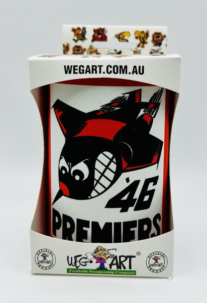 WegArt WEG Premiers Stubby Holder Can Cooler - Essendon Bombers 1946