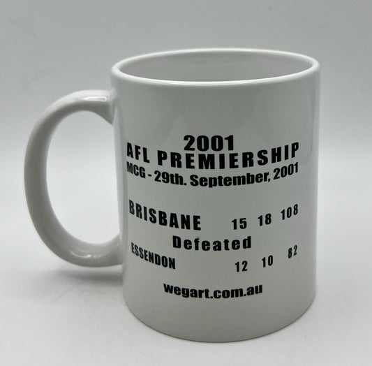 WegArt WEG Premiers Mug - Brisbane Lions 2001