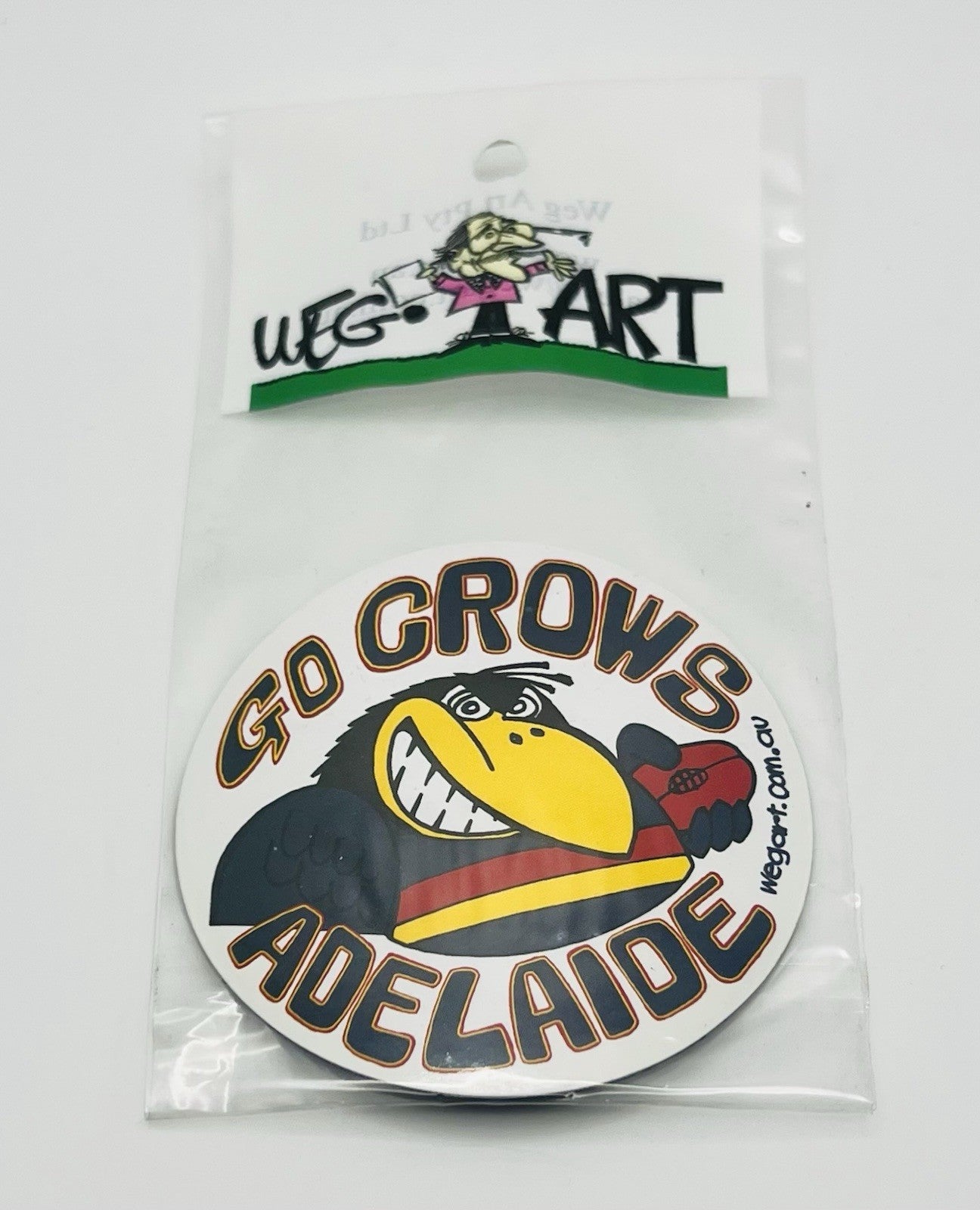 WEG WegArt Fridge Magnet - Adelaide Crows Round Magnet