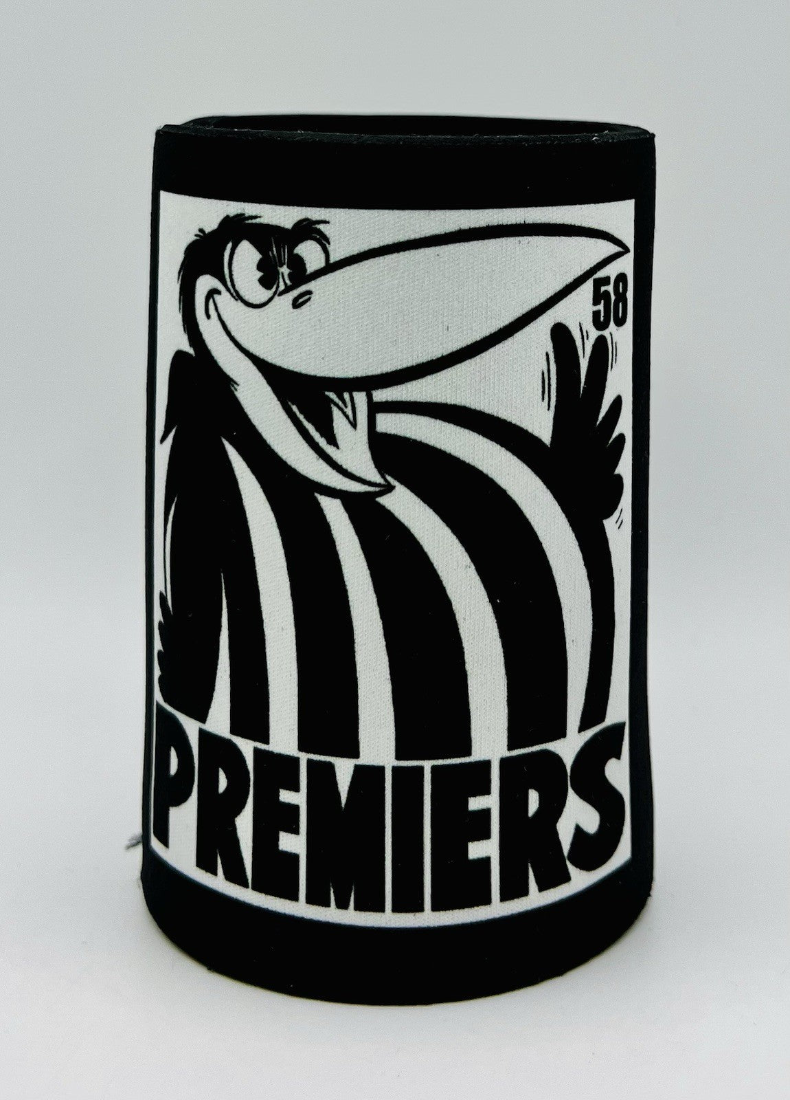 WegArt WEG Premiers Stubby Holder Can Cooler - Collingwood Magpies 1958