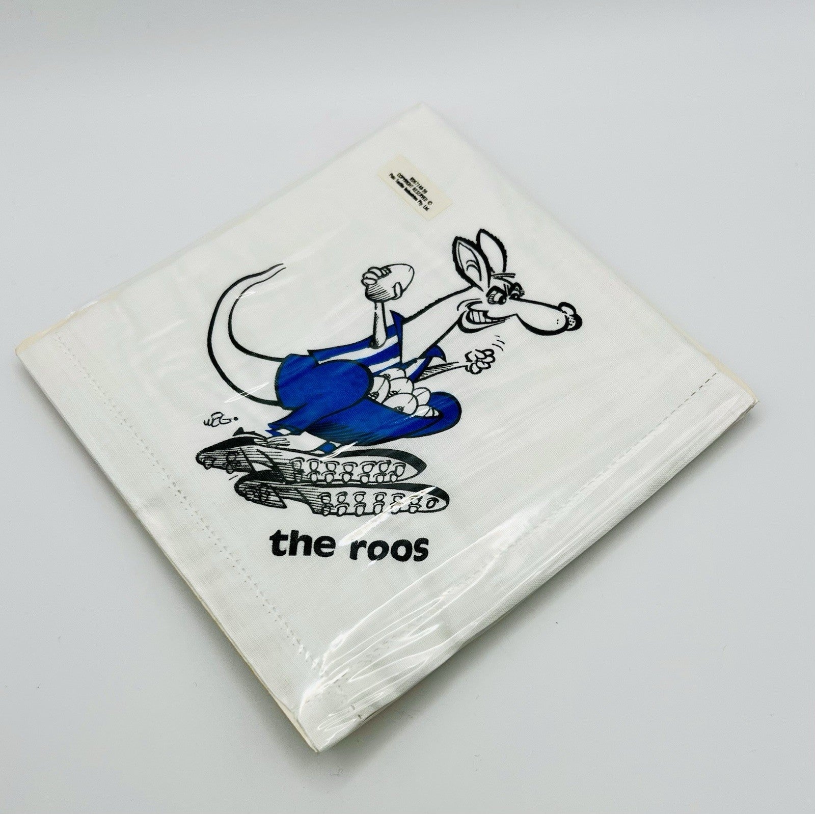 WegArt Vintage Handkerchief North Melbourne Kangaroos
