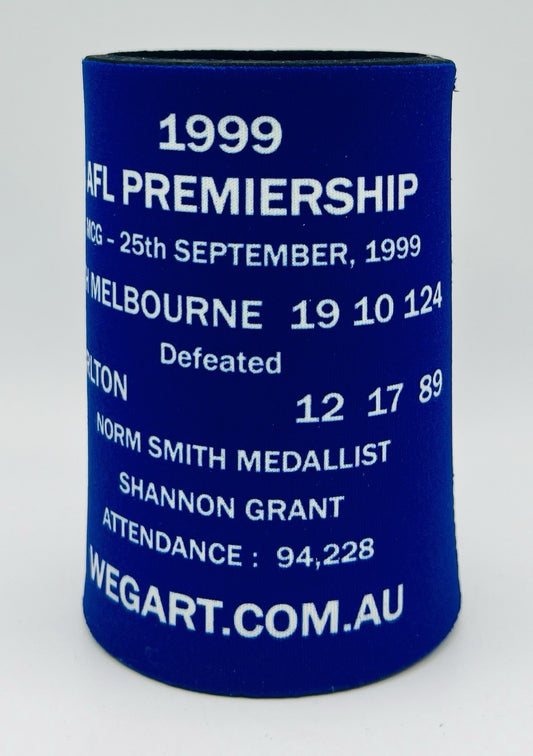 WegArt WEG Premiers Stubby Holder Can Cooler - North Melbourne Kangaroos 1999