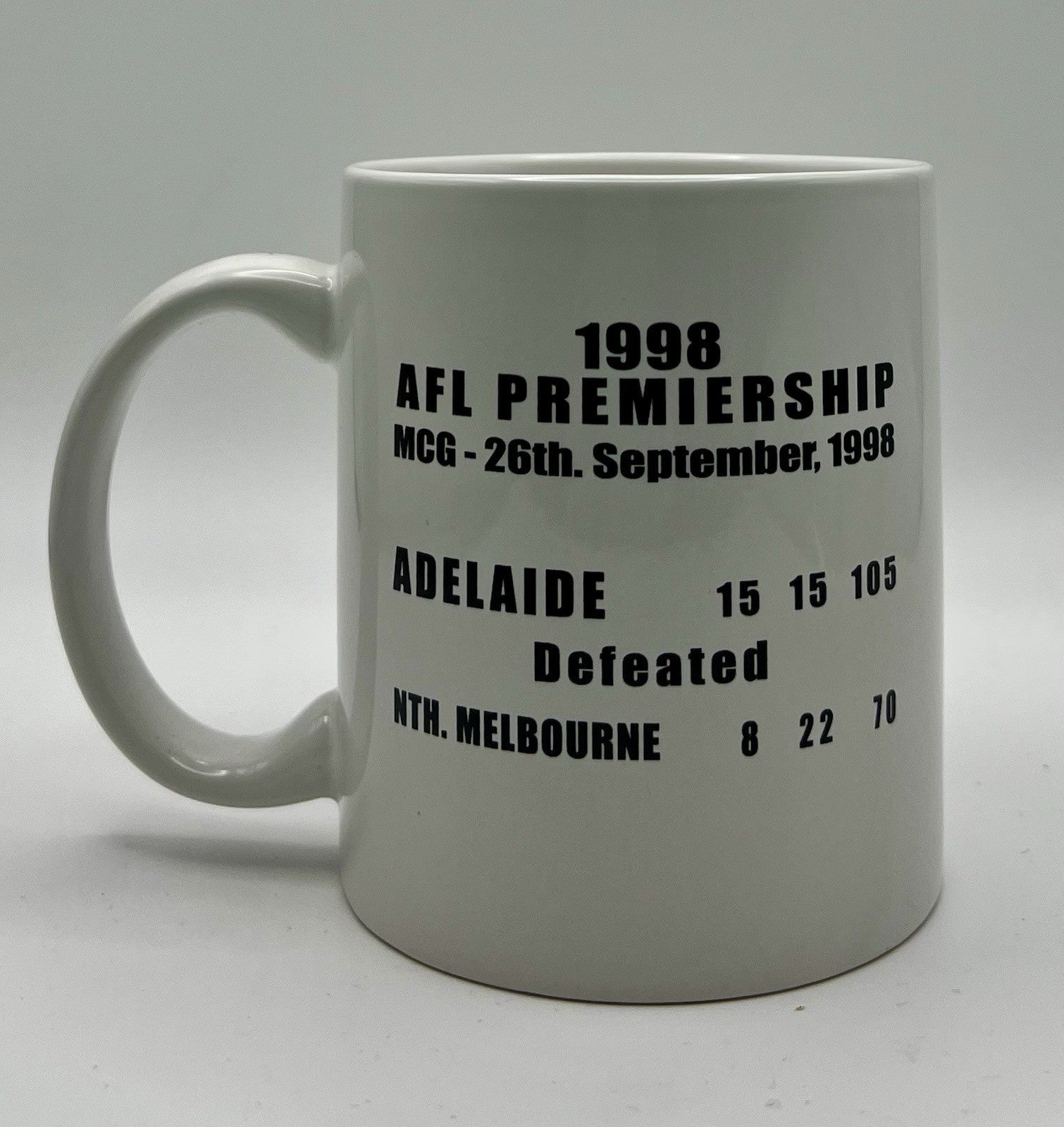 WegArt WEG Premiers Mug  - 1998 Adelaide Crows