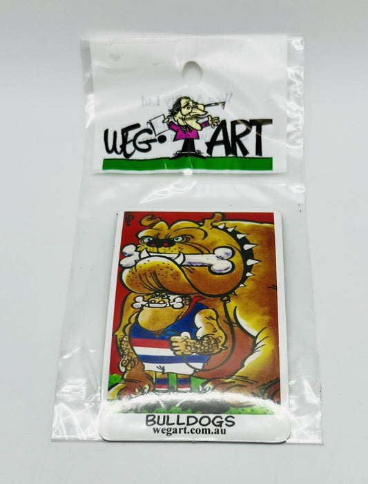 WEG WegArt Fridge Magnet - Western Bulldogs Sunicrust Card Image