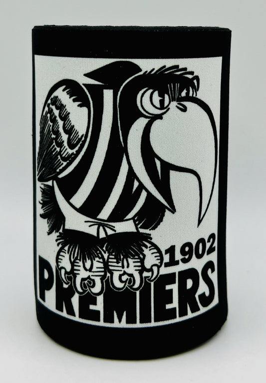 WegArt WEG Premiers Stubby Holder Can Cooler - Collingwood Magpies 1902