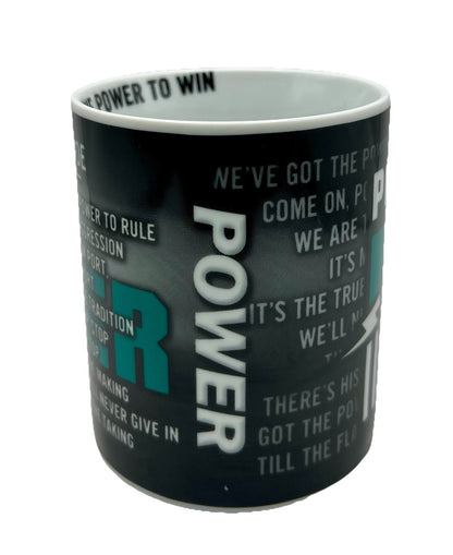 AFL Coffee Mug Port Adelaide Power Theme Song