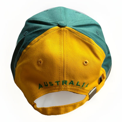 Australia Green And Gold Hat Cap Adjustable One Size