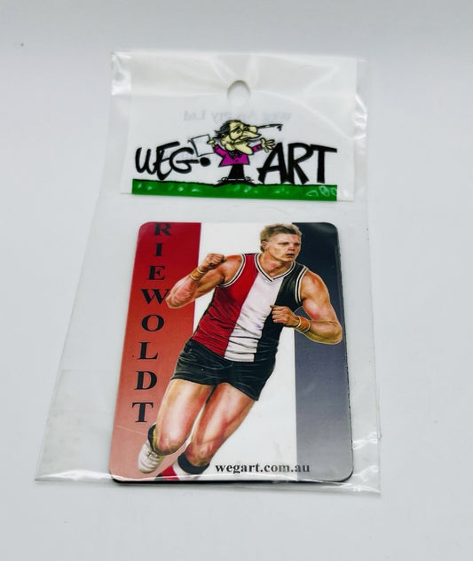 WEG WegArt Fridge Magnet - St Kilda Saints Nick Riewoldt