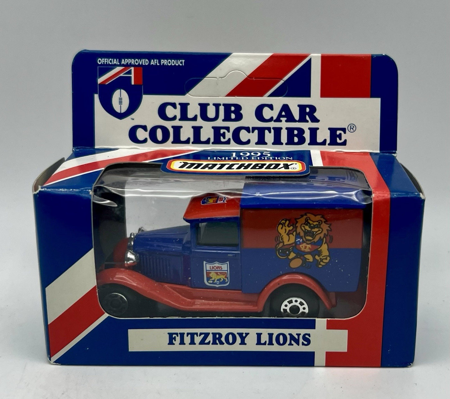Vintage AFL 1995 Club Car Collectible Ford Model A Van Fitzroy Lions
