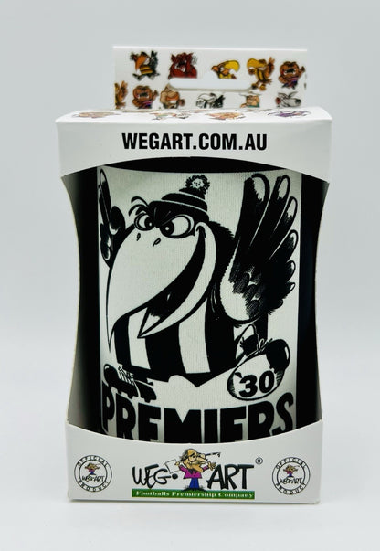 WegArt WEG Premiers Stubby Holder Can Cooler - Collingwood Magpies 1930