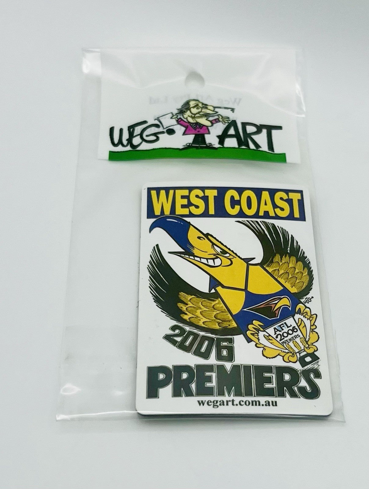WEG WegArt Premiers Fridge Magnet - West Coast Eagles 2006