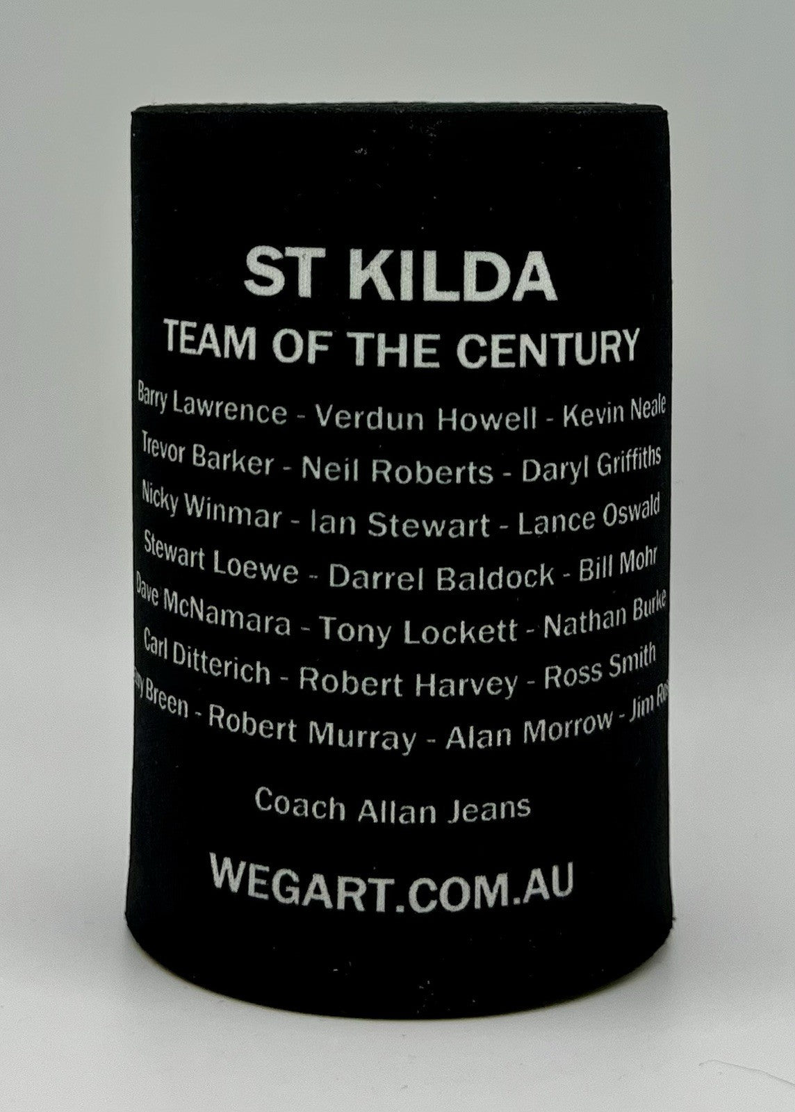 WegArt Stubby Holder Can Cooler - St Kilda Saints  “Carn The Saints”