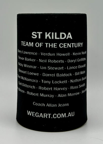 WegArt Stubby Holder Can Cooler - St Kilda Saints  “Carn The Saints”