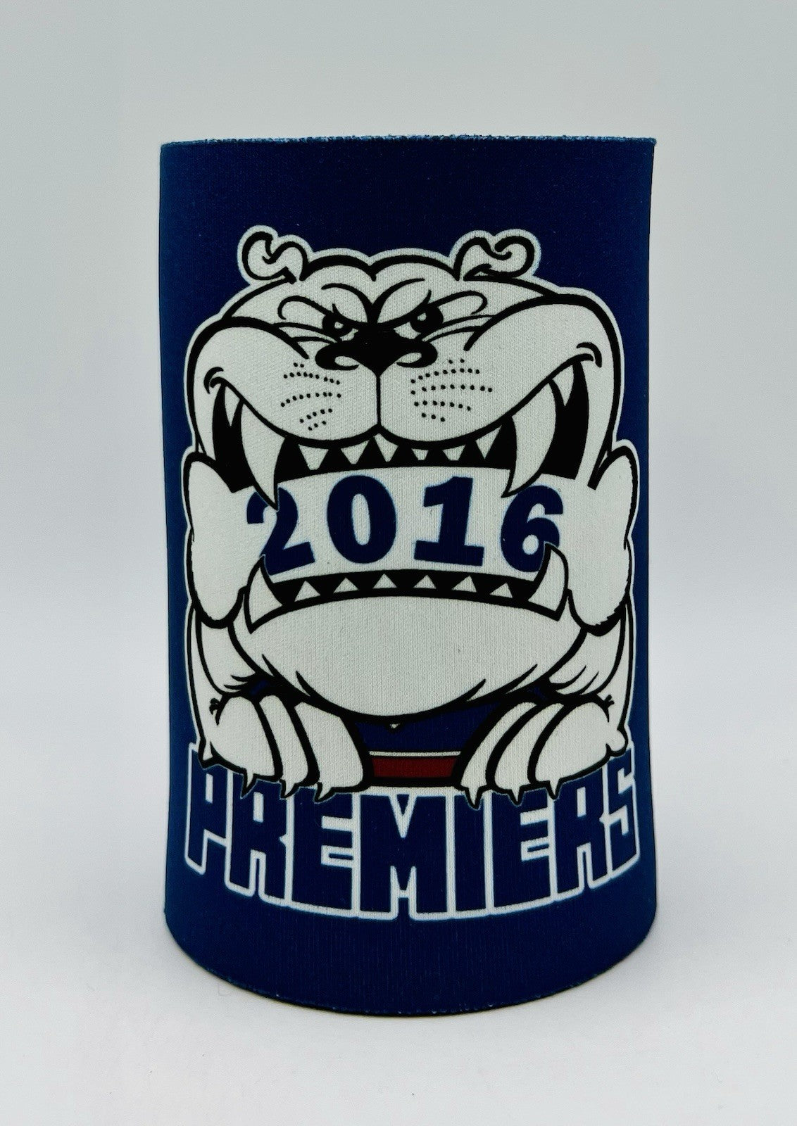 WegArt WEG Premiers Stubby Holder Can Cooler - Western Bulldogs 2016