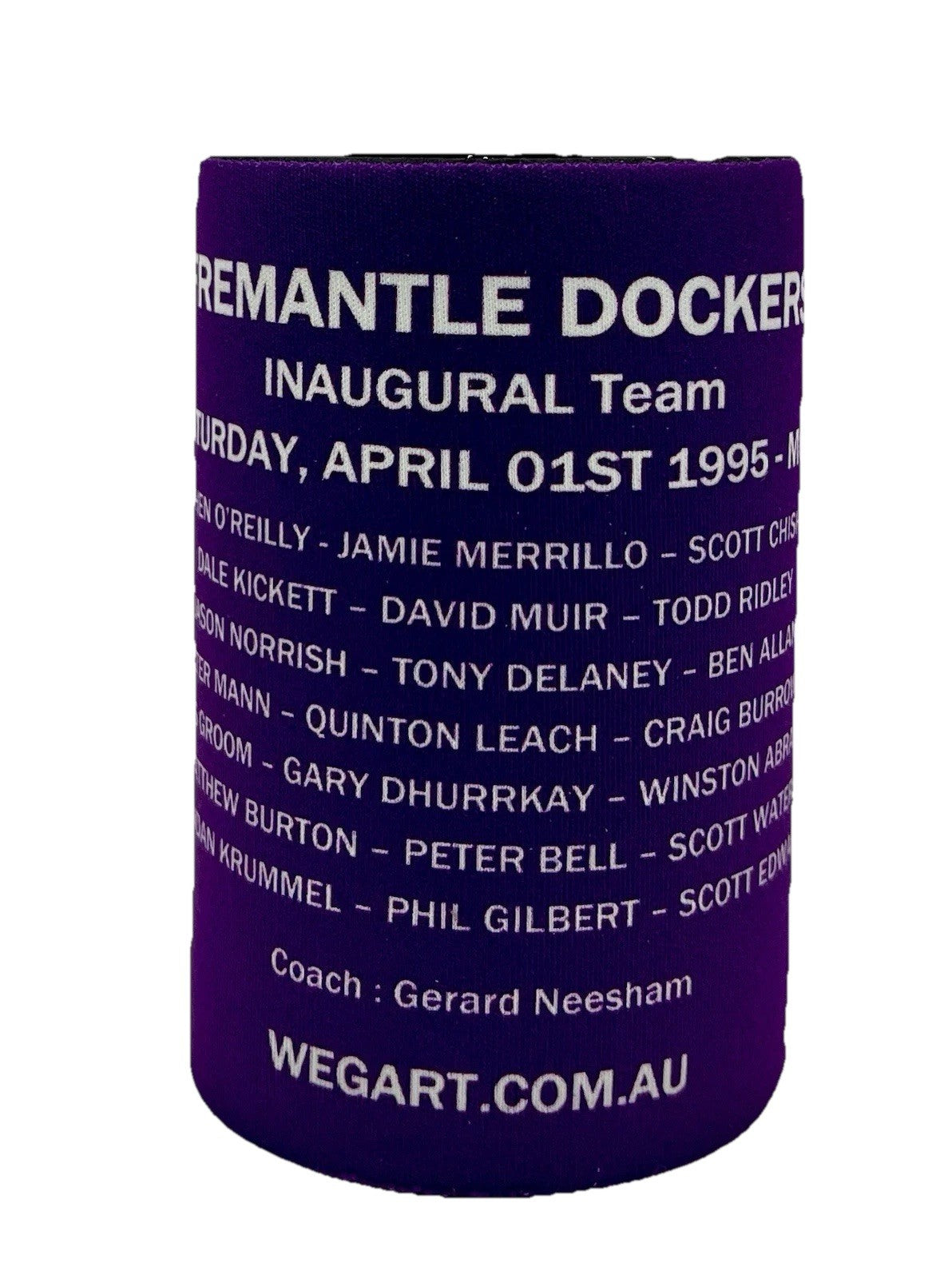 WegArt Stubby Holder Can Cooler - Fremantle Dockers “Carn The Dockers”