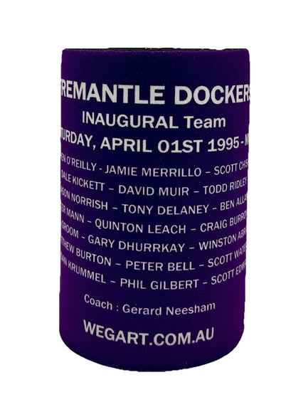 WegArt Stubby Holder Can Cooler - Fremantle Dockers “Carn The Dockers”