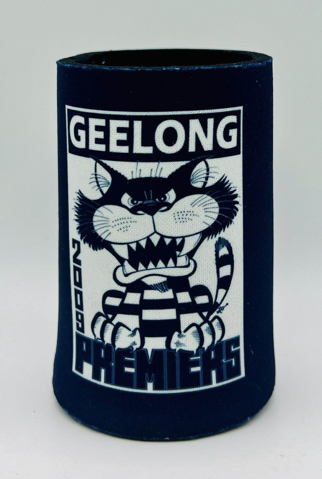 WegArt WEG Premiers Stubby Holder Can Cooler - Geelong Cats 2009