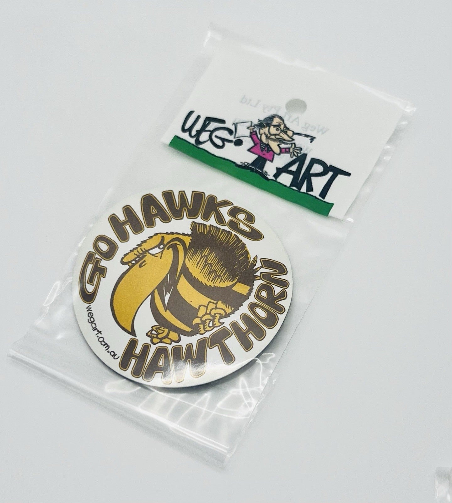 WEG WegArt Fridge Magnet - Hawthorn Hawks Round Magnet
