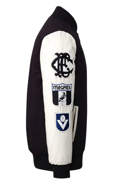 AFL Collingwood Magpies Mens Collegiate Jacket - Size 3XL