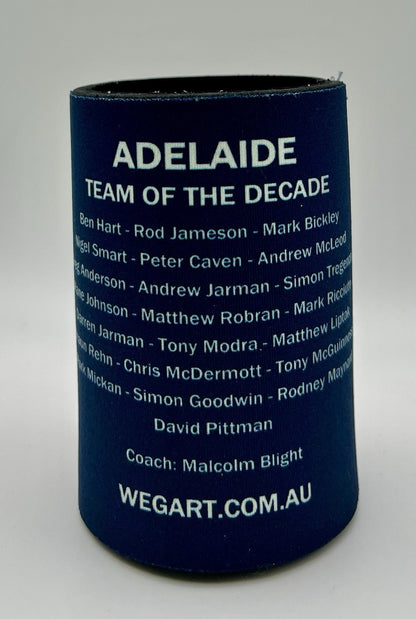 WegArt Stubby Holder Can Cooler - Adelaide Crows “Carn The Crows”