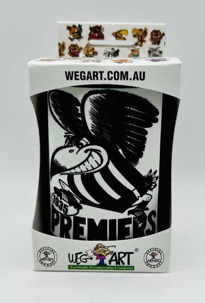 WegArt WEG Premiers Stubby Holder Can Cooler - Collingwood Magpies 1935