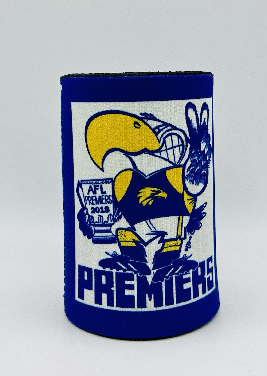 WegArt WEG Premiers Stubby Holder Can Cooler - West Coast Eagles 2018