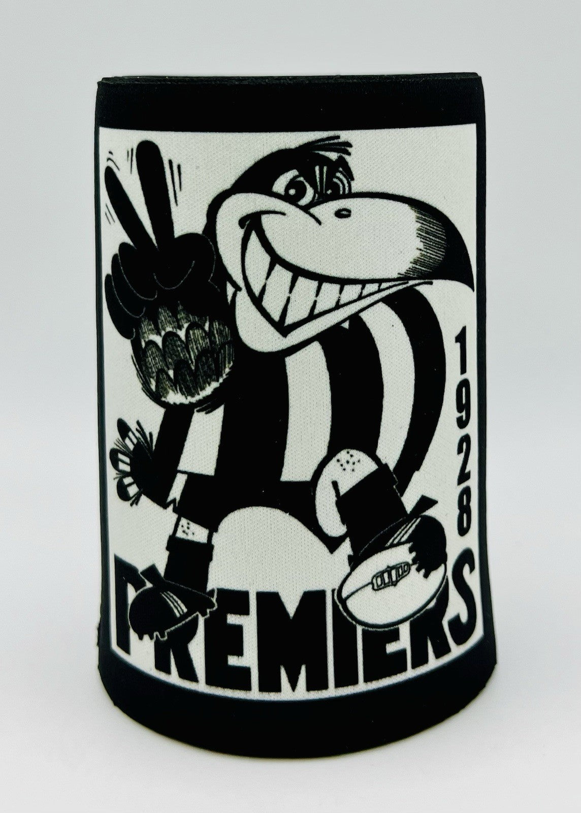 WegArt WEG Premiers Stubby Holder Can Cooler - Collingwood Magpies 1928
