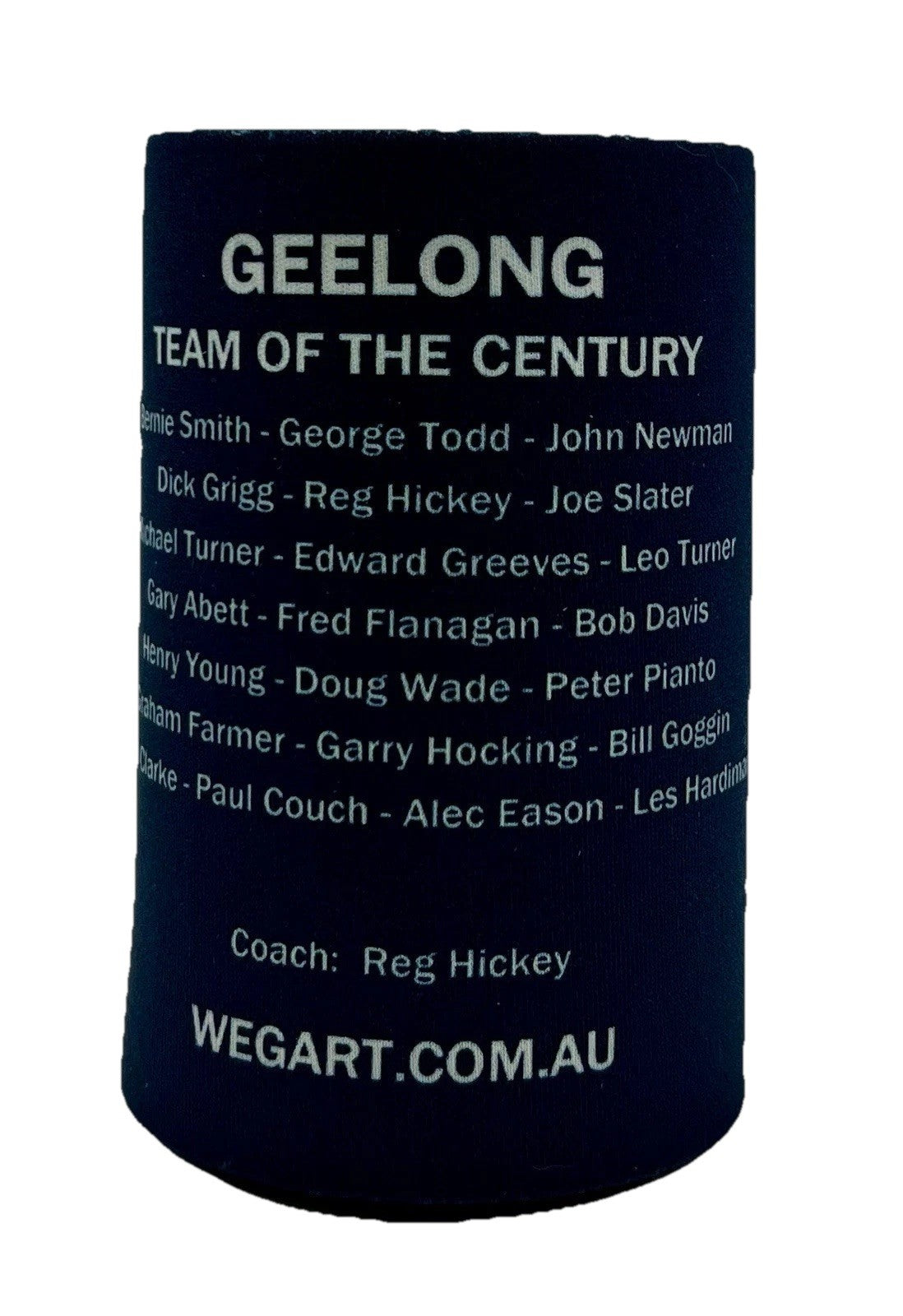 WegArt Stubby Holder Can Cooler - Geelong Cats “Carn The Cats”