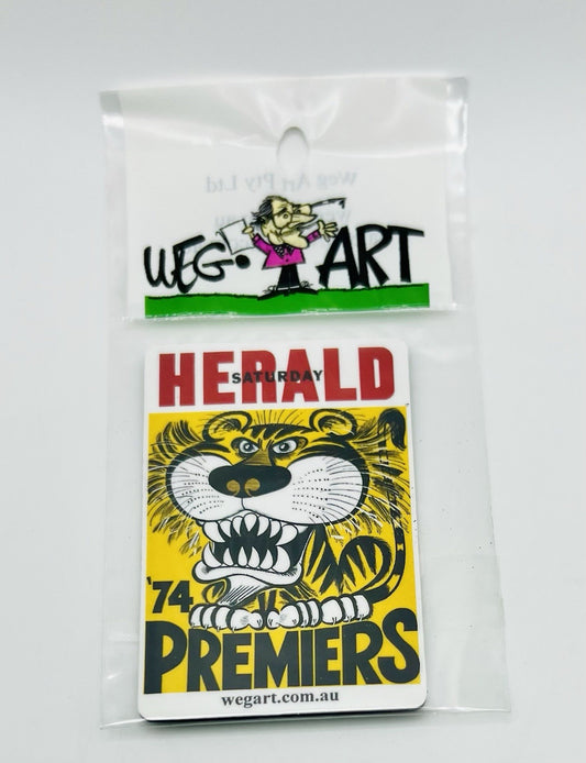 WEG WegArt Premiers Fridge Magnet - Richmond Tigers 1974
