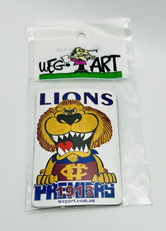 WEG WegArt Premiers Fridge Magnet - Fitzroy Lions 1913