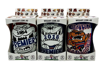 WegArt WEG Premiers Stubby Holder Can Cooler - Western Bulldogs 2016