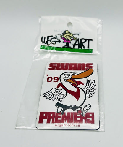WEG WegArt Premiers Fridge Magnet - South Melbourne / Sydney Swans 1909