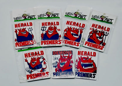 WEG WegArt Fridge Magnet - Melbourne Demons Round Magnet