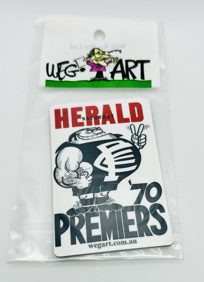 WEG WegArt Premiers Fridge Magnet - Carlton Blues 1970