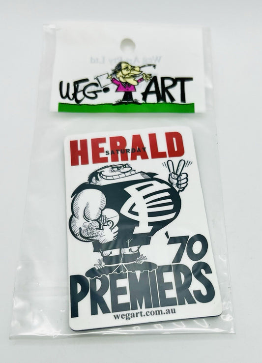 WEG WegArt Premiers Fridge Magnet - Carlton Blues 1970