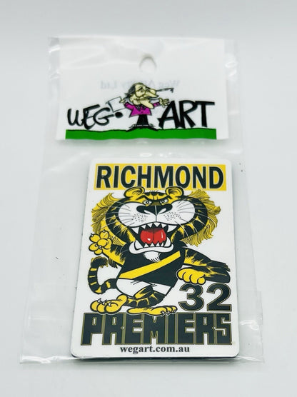 WEG WegArt Premiers Fridge Magnet - Richmond Tigers 1932