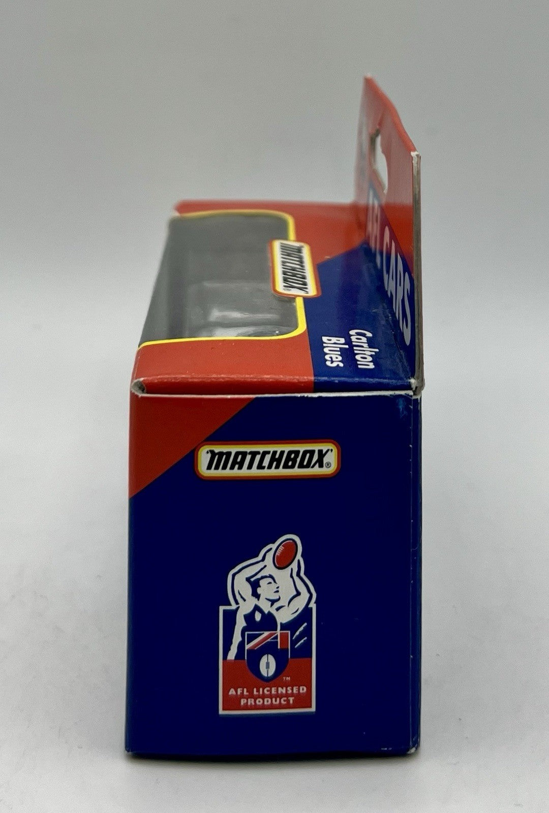 Vintage AFL 1998 Matchbox Car Ford Falcon Carlton Blues