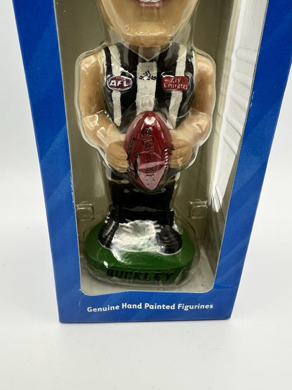 2002 AFL Bobble Dobbles Bobblehead - Collingwood Magpies Nathan Buckley