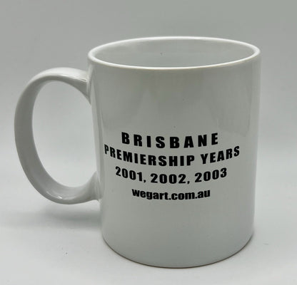 WegArt WEG “Carn The Lions” Brisbane Lions  Mug  - Early 2000’s