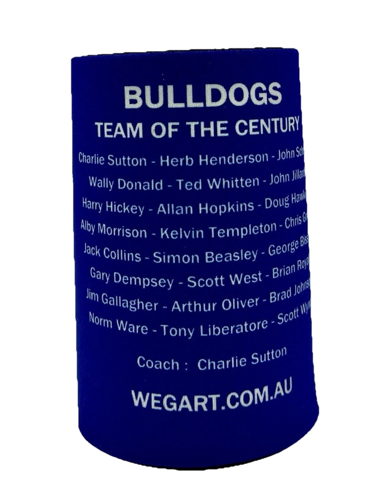 WegArt Stubby Holder Can Cooler - Western Bulldogs “Carn The Doggies”