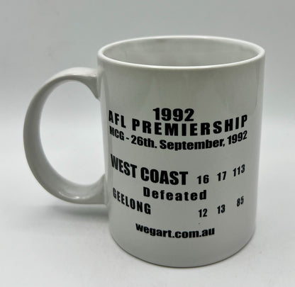 WegArt WEG Premiers Mug - West Coast Eagles 1992