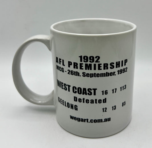 WegArt WEG Premiers Mug - West Coast Eagles 1992