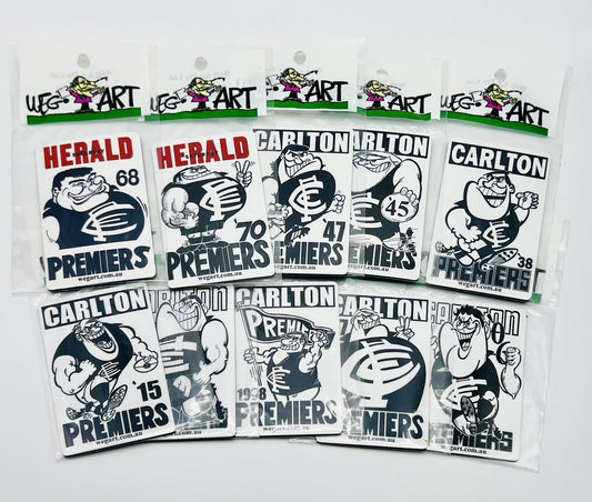 WEG WegArt Premiers Fridge Magnet - Carlton Blues 1972
