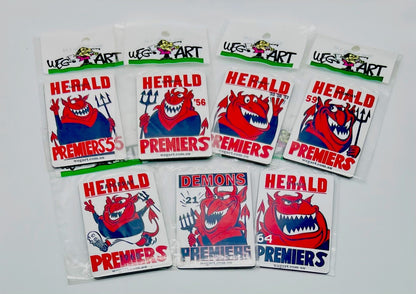 WEG WegArt Fridge Magnet - Melbourne Demons Sunicrust Card Image