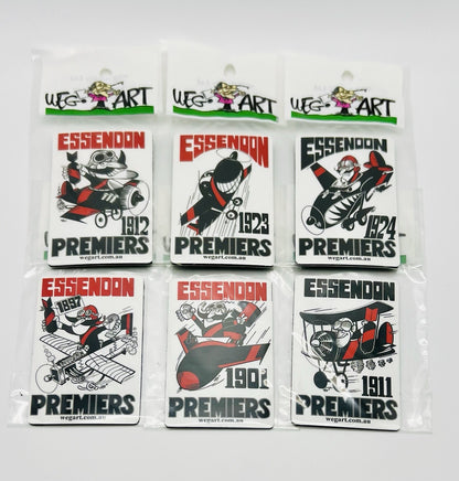 WEG WegArt Fridge Magnet - Essendon Bombers Player Image Matthew Lloyd