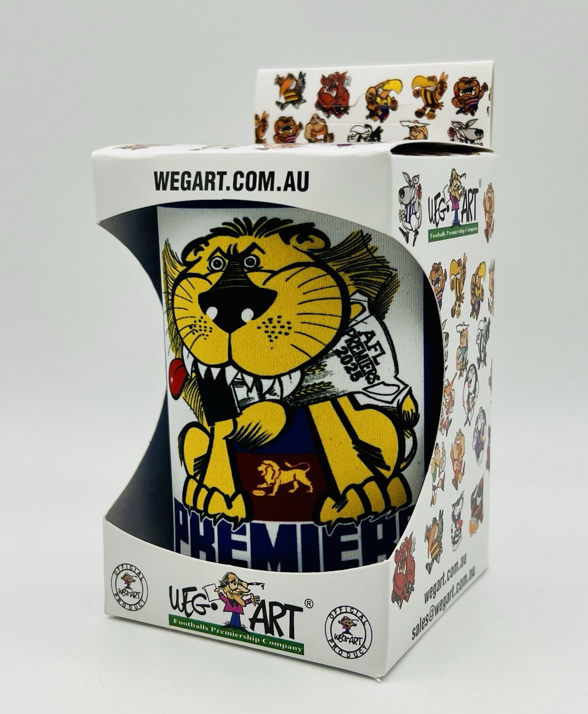 2025 Premiers Brisbane Lions WegArt Supporter Pack WEG