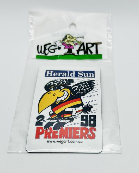 WEG WegArt Premiers Fridge Magnet - Adelaide Crows 1998